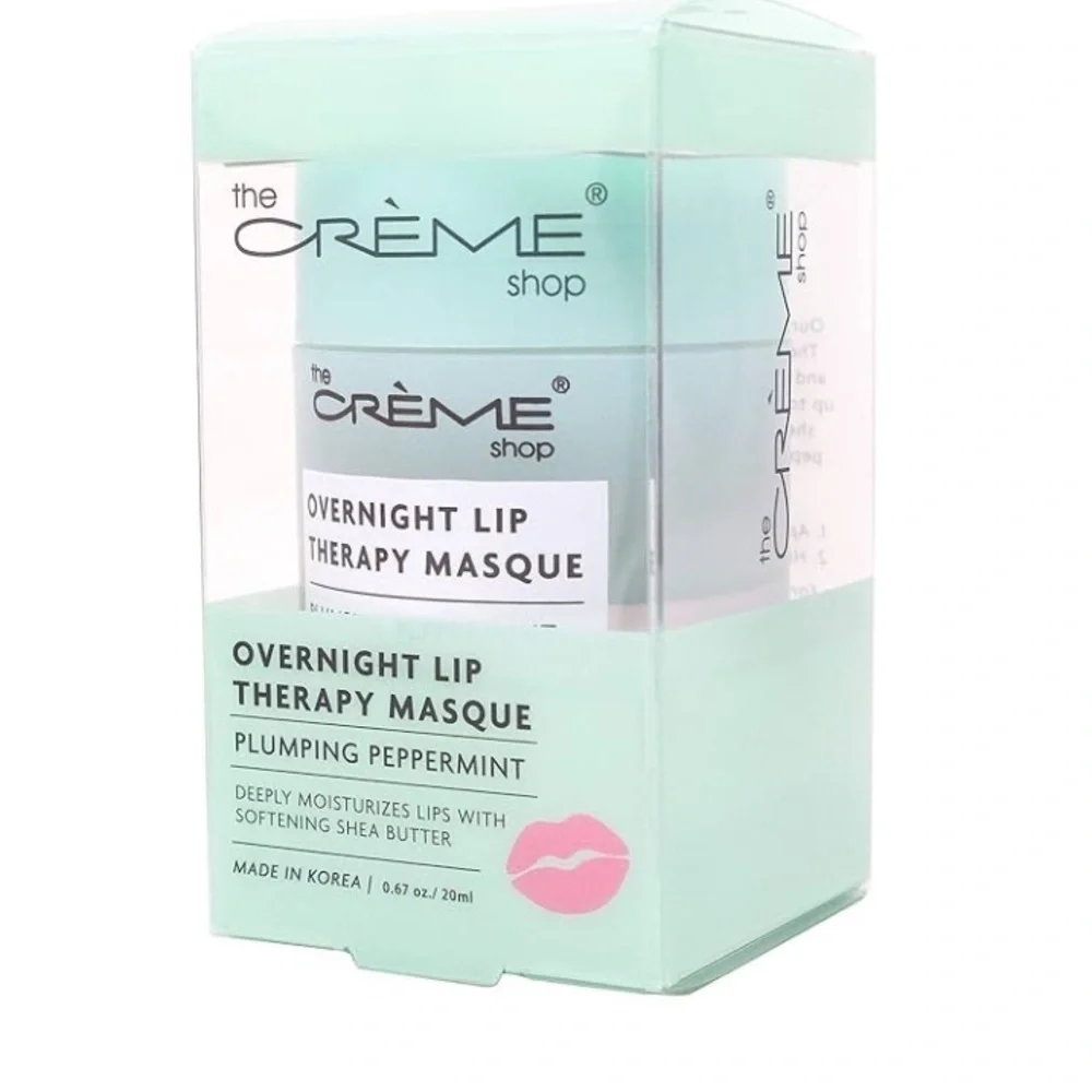 The Crème Shop Overnight Lip Therapy Collagen + Mint